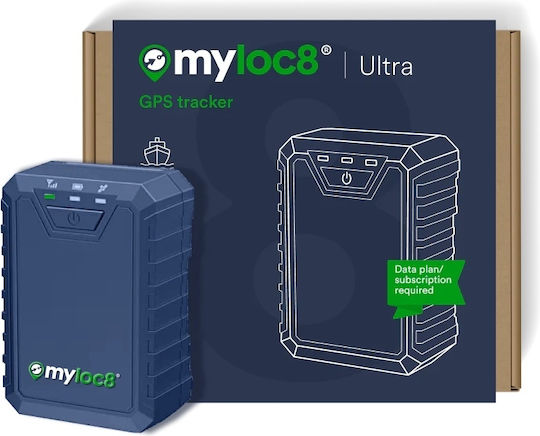 Myloc8 Ultra Waterproof GPS Tracker cu 4G Bluetooth WiFi pentru Mașini Camioane și Bărci