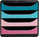 Exacompta Plastic Desktop Drawer Blue