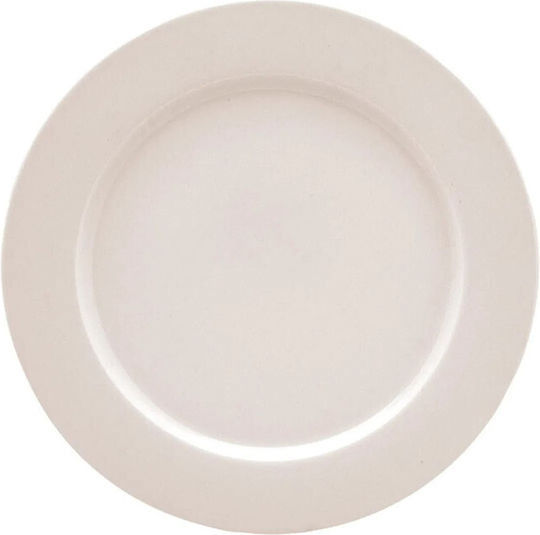 Porland Porcelain Shallow Serving Plate Transparent 16cm