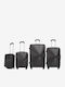 KREAL Valize de călătorie dure Dark Gray Set 4 buc
