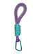 Keychain Rope Carabiner – Purple Turquoise