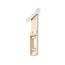 Aecooly Portable Foldable Handheld Fan Mini Apricot Color Compact Office Outdoor Use
