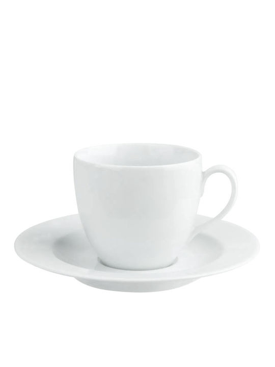 Porland Tea Cup Made of White Porcelain 190ml