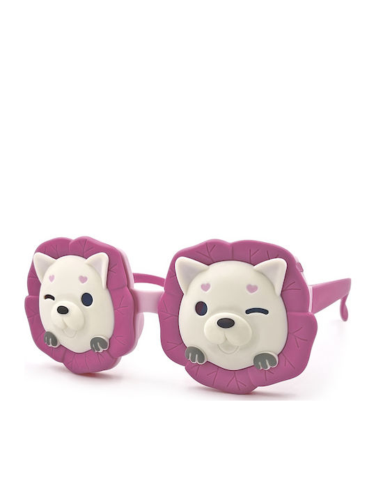 Kiddos Polarized Kids Sunglasses Flowers Pink