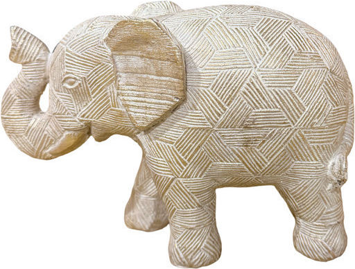 Zen Collection Decorative Polyresin Elephant 16.5x7x11.5cm