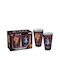 Out of the Blue Set Brillen Cocktail/Trinken aus Glas 470ml 2Stücke