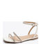 Women's White Flat Sandals