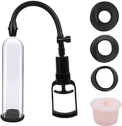Penis Pump Beginner Enlargement Pump & 4 Silicone Sleeves Διάφανο