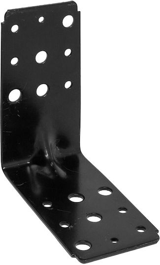 Shelf Bracket from Stainless Steel in Black Colour 130x70mm 00882