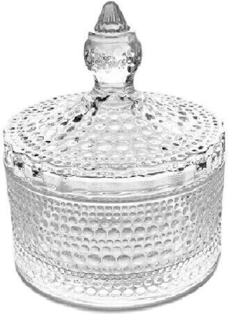 Espiel Glass Sweet Jar with Lid 8.5x14cm Transparent