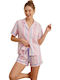 Set De Pijamale Dama De Vară Multicolor Ip9181