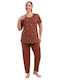 Kezokino Summer Women's Pyjama Set Red