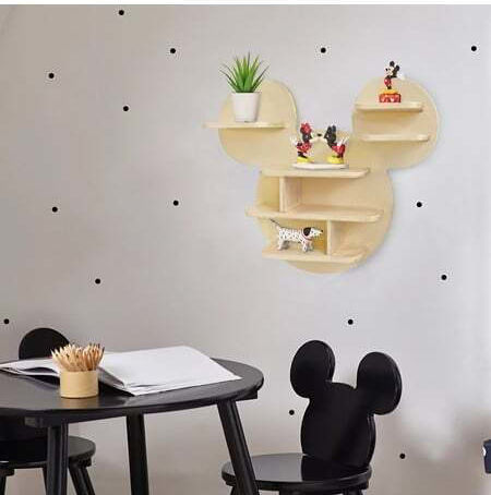 Kids Wall Shelf 72x12x62cm