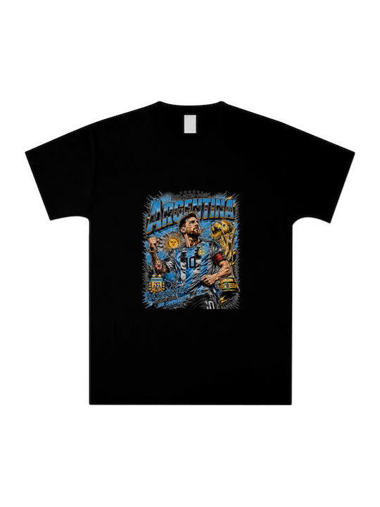 Kids T-shirt Black World Cup 2026 (Lionel Messi)