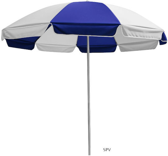 SPV Umbrelă Plajă Diametru 1.8m Alb / Albastru