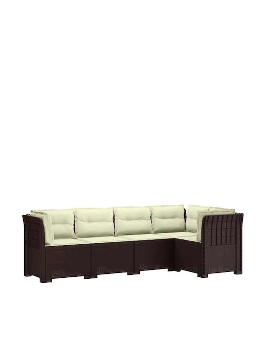 Outdoor Corner Sofa Made of Polypropylene with ...