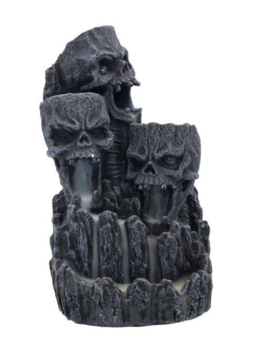 Nemesis Now Кандилник от Полирезин в Сив Цвят