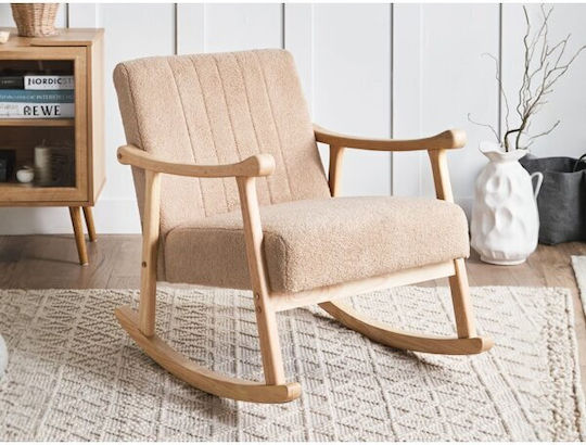 Berwyn 3362 Schaukelnder Sessel Beige 96x78x63cm