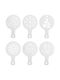 Orion Set Christmas Plastic Snowmen 6 Pieces