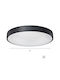 Luma Plafonieră De Tavan 50cm Neagră Cu LED Integrat