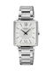 Seiko Ceas Bărbătesc 25.1mm Cu Baterie și Brățară Metalică Argintie