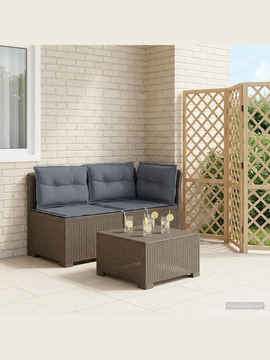 Canapea Cu Două Locuri De Exterior Din Rattan C...