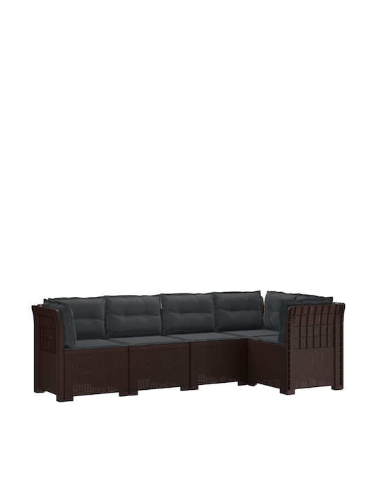 Outdoor Corner Sofa Made of Polypropylene with ...