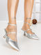 Pumps Mit Mittelhohem Silber A-3248_SILBER_BUONAROTTI
