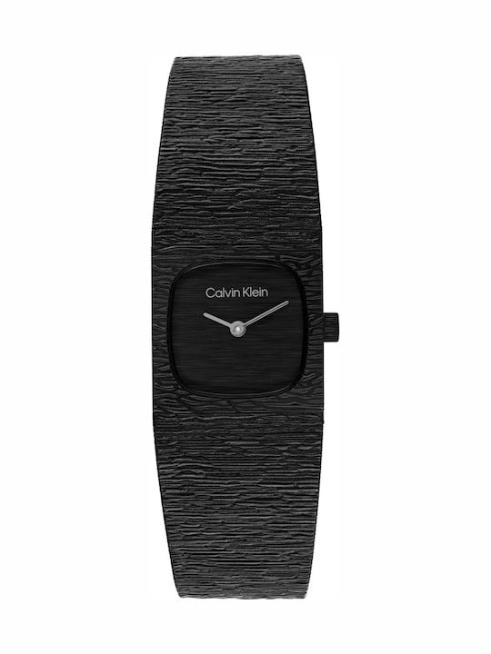 Calvin Klein Ceas Sophisticat Dama 20mm Baterie Cu Brățară Din Oțel Inoxidabil Neagră