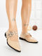 Women's Beige Ballerina Shoes