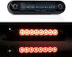 Led Side Truck Volume Light Fristom 8 Smd Led Red 12v24v Tinted E-mark