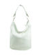 Leather Women's Shoulder Bag White