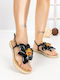 Women's Flat Sandals Black