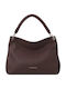 Leather Women's Shoulder Bag Brown