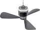 Brunner Ceiling Fan 45cm with Light Grey