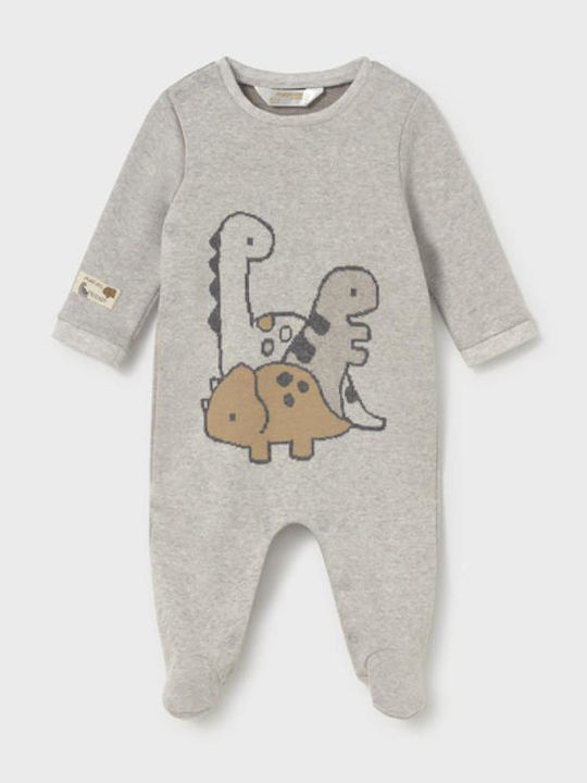 Mayoral Baby-Strampler Grau Melange