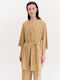 Damen Strickjacke Beige Gold