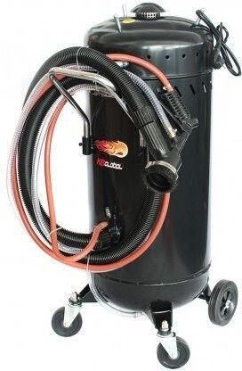 Mobile Dustless Sandblaster With Siphon Extractor