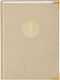 Tettri's Beige Leatherette Guest Book 25x35cm