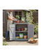 Double-leaf Wooden Cabinet 90x75x40cm