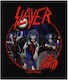 Rock Off Slayer Live Undead Fabric Sewing Sign 10x7cm