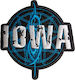 Rock Off Slipknot Iowa Fabric Sewing Sign 8.9x8.5cm