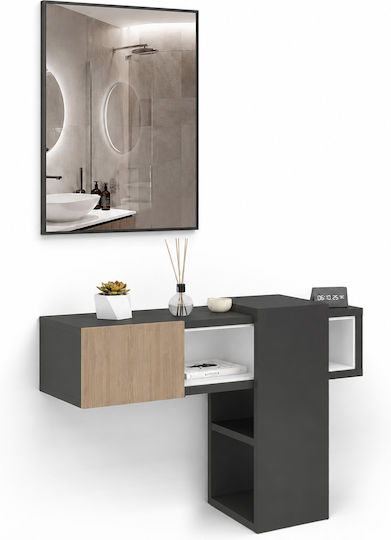 Masută De Toaletă Neagră 100x30x72.5cm Masută De Toaletă Neagră 100x30x72.5cm