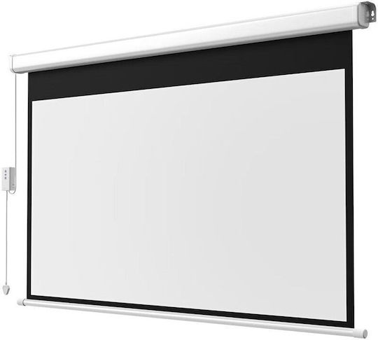 Conceptum Electric Wall Mounted Projector Projection Screen 16:9 / 1:1 / 80"
