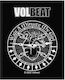 Rock Off Volbeat Wait A Minute My Girl Fabric Sewing Sign 10x8cm