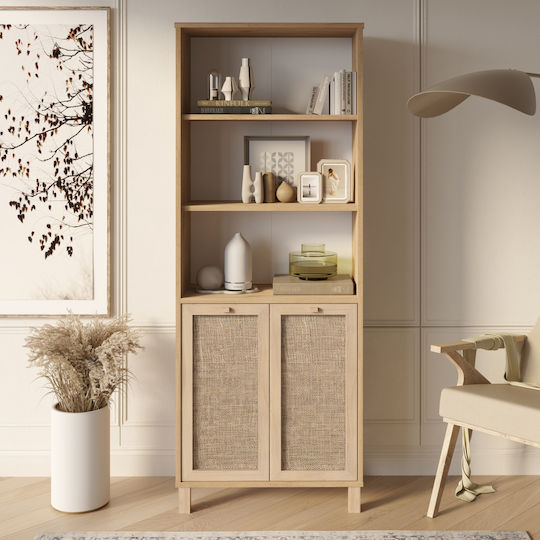 Bücherregal Vanir Natur 69,5 x 32 x 180 cm