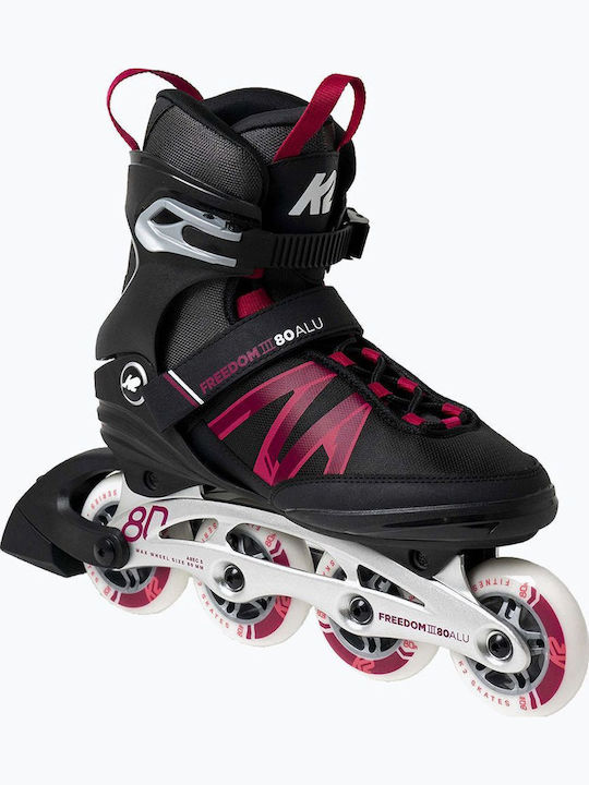 K2 80 Alu Inline Rollers Μαύρα Ενηλίκων