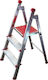 Viovas Step Stool Galvalume 2+1 A=93cm B=55cm 4.00kg 120kg Max