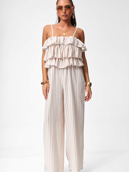 Decoro Women's One-piece Jumpsuit White
