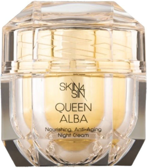 Skin4Sin Queen Alba Moisturizing & Anti-aging Face Night Cream with Retinol & Hyaluronic Acid 50ml